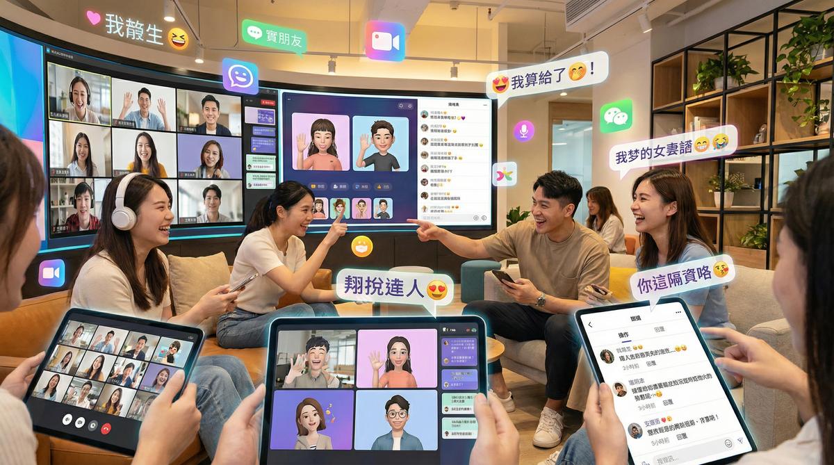 黄色仓库甜心社区互动场景